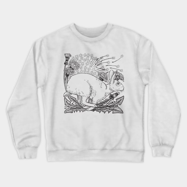 Dandelion Crewneck Sweatshirt by sabinewilder